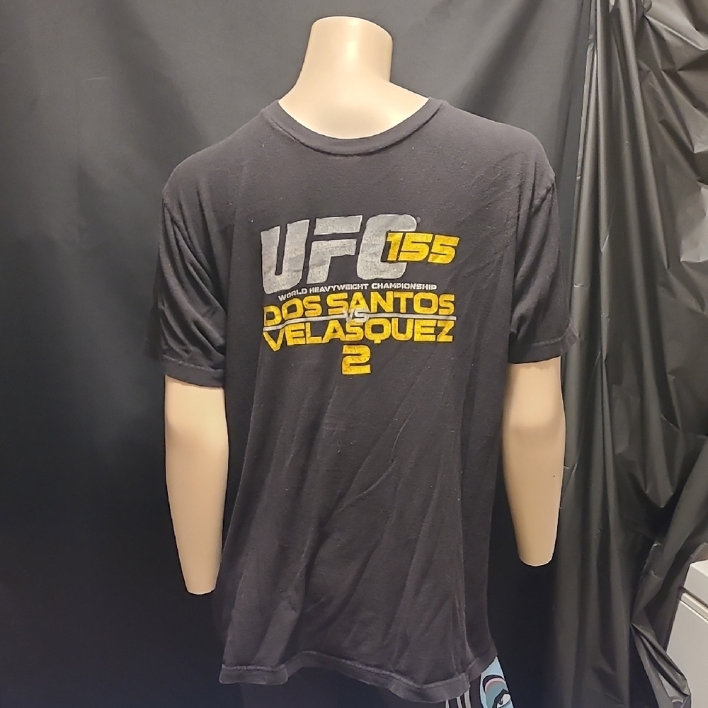 UFC 155 Velasquez Vs Dos Santos Shirt Adult XL Black World Heavyweight Champion